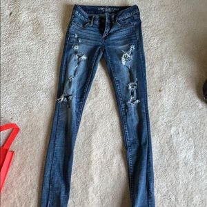 American eagle Ripped jeans size 2